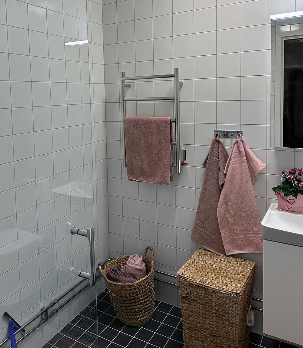 Byta stammar våtutrymme